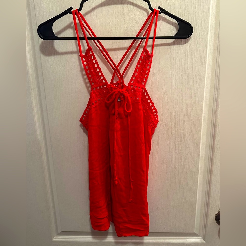 Red Summer Top